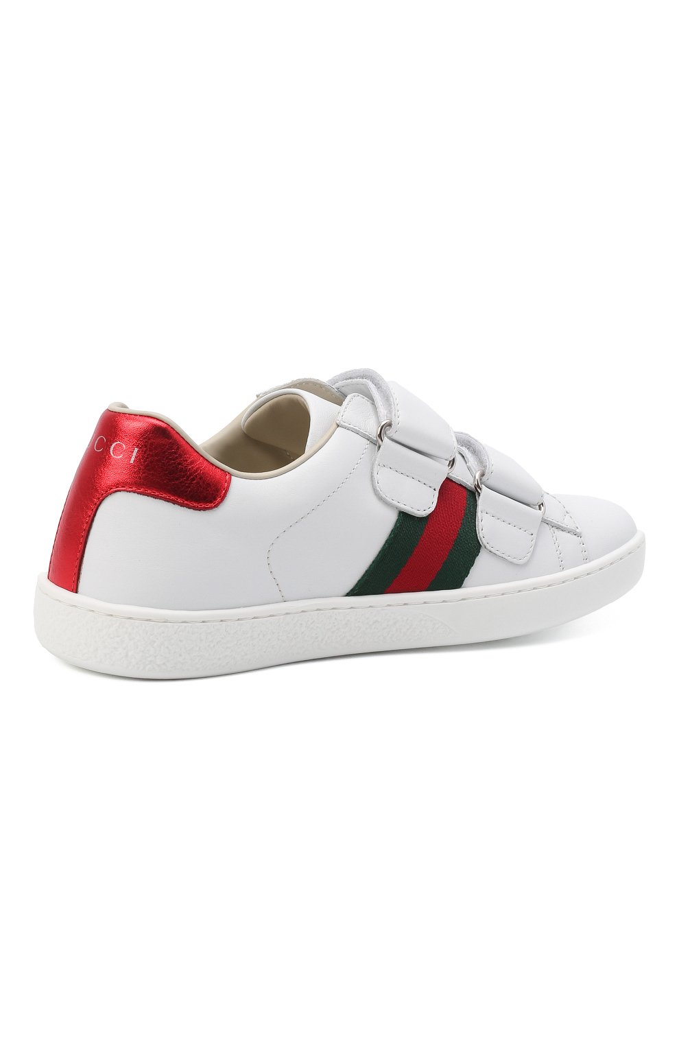 Кожаные кеды GUCCI, арт. 455496/CPWP0, фото 3