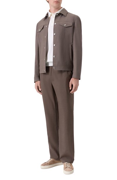 Мужская поло из хлопка и шелка MVST, арт. M26.CSM.K424/C0TT0N/SILK