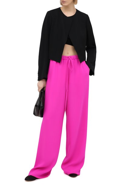 Шелковые брюки VALENTINO, арт. VB3RB4551MM, фото 2