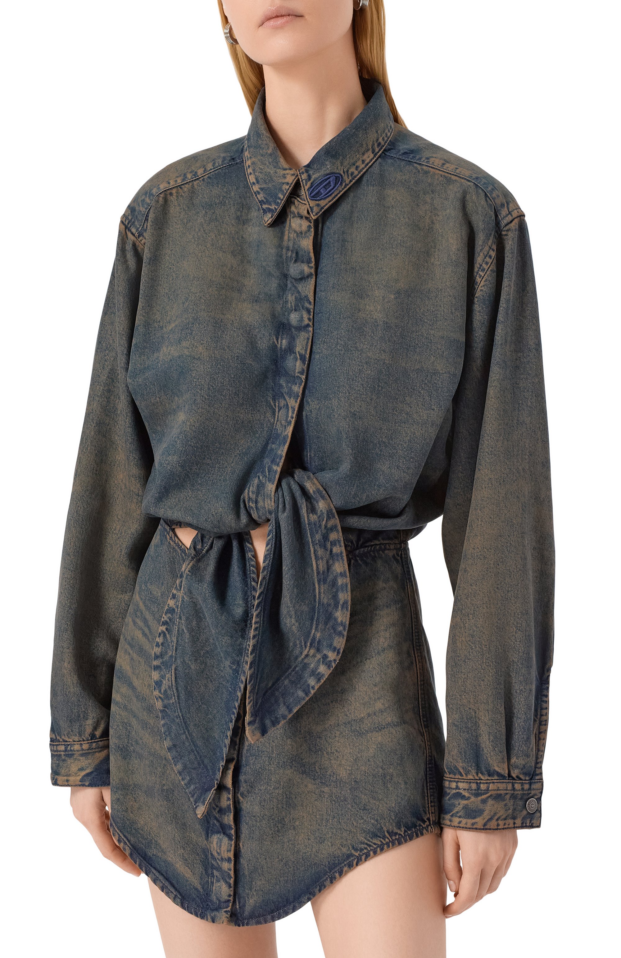 Джинсовое платье DIESEL, арт. A19018/068TE, фото 3