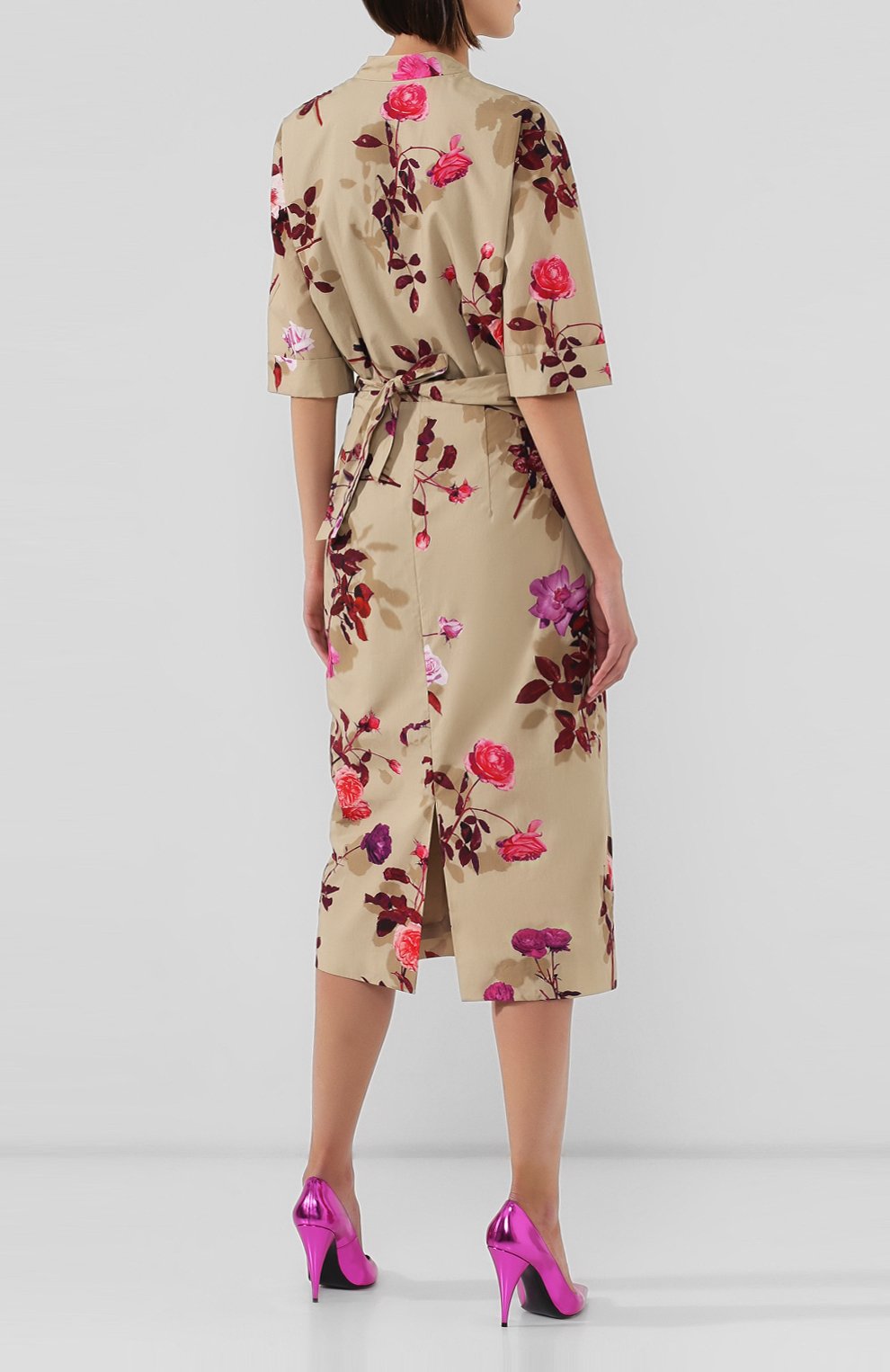 Хлопковое платье DRIES VAN NOTEN, арт. 192-31024-8007, фото 4