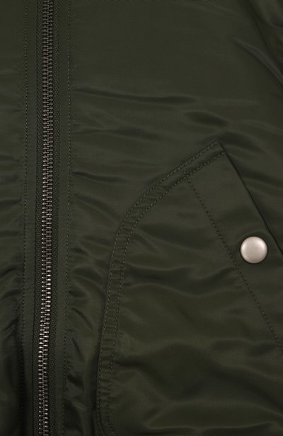 Утепленный бомбер DIESEL хаки цвета по цене 36300 руб., арт. J02398/0KAUX, фото 3 Утепленный бомбер DIESEL, арт. J02398/0KAUX, фото 3