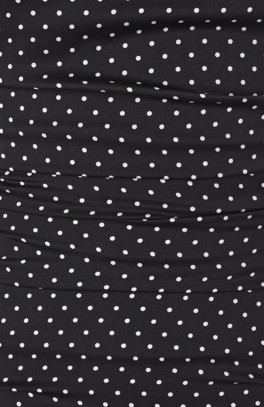 Шелковое платье Dolce & Gabbana F6EALT/FSA6J Чёрный  F6EALT/FSA6J Фото 6