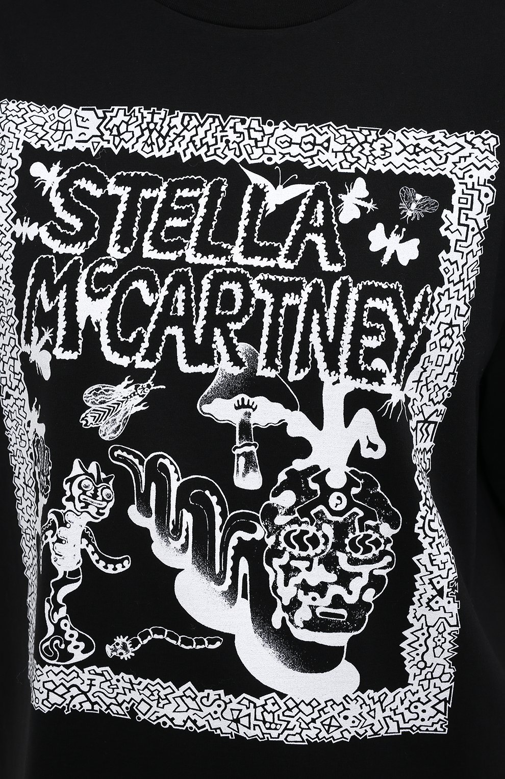 Хлопковая футболка STELLA MCCARTNEY, арт. 569294/SMP79, фото 5