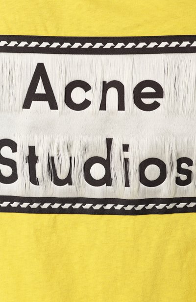 Хлопковая футболка ACNE STUDIOS, арт. AL0119/W, фото 5