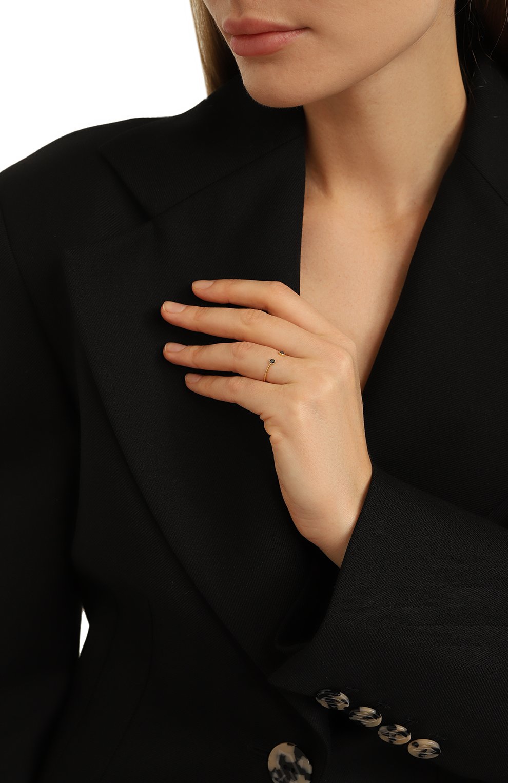 Кольцо HANKA_IN темно-серого цвета по цене 8995 руб., арт. KAT-BAT2-AN-3M, фото 2 Кольцо HANKA_IN, арт. KAT-BAT2-AN-3M, фото 2