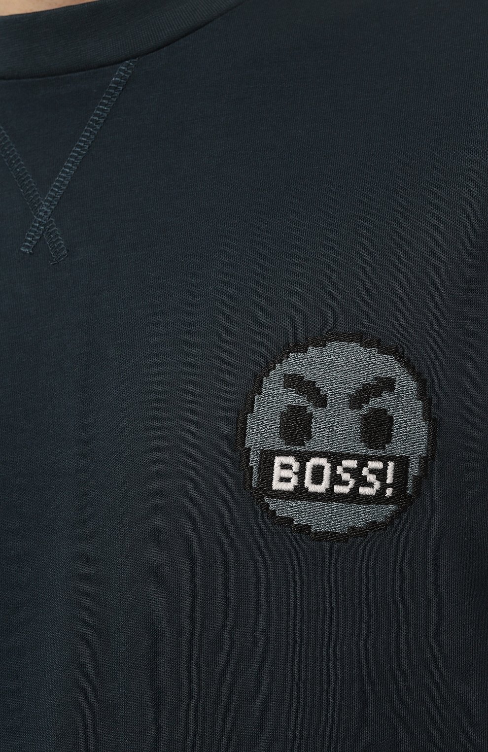 Хлопковая футболка BOSS ORANGE, арт. 50499504, фото 5