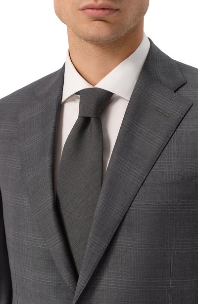 Мужской шерстяной галстук KITON, арт. UCRVKPK01274