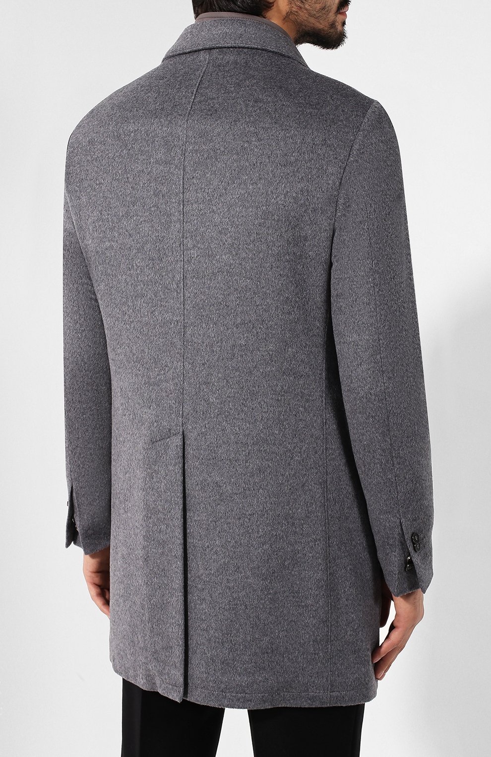 Шерстяное пальто CORNELIANI, арт. 841584-9813179/00, фото 4