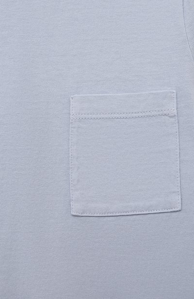 Хлопковая футболка DAL LAGO голубого цвета по цене 6970 руб., арт. W507/8803/13-16, фото 3 Хлопковая футболка DAL LAGO, арт. W507/8803/13-16, фото 3