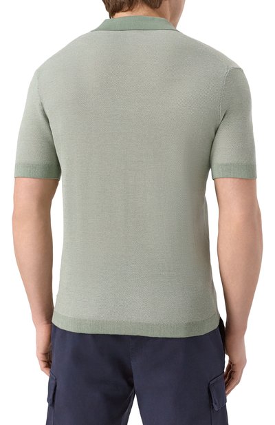 Поло из хлопка и вискозы BOGNER, арт. 88419503, фото 4