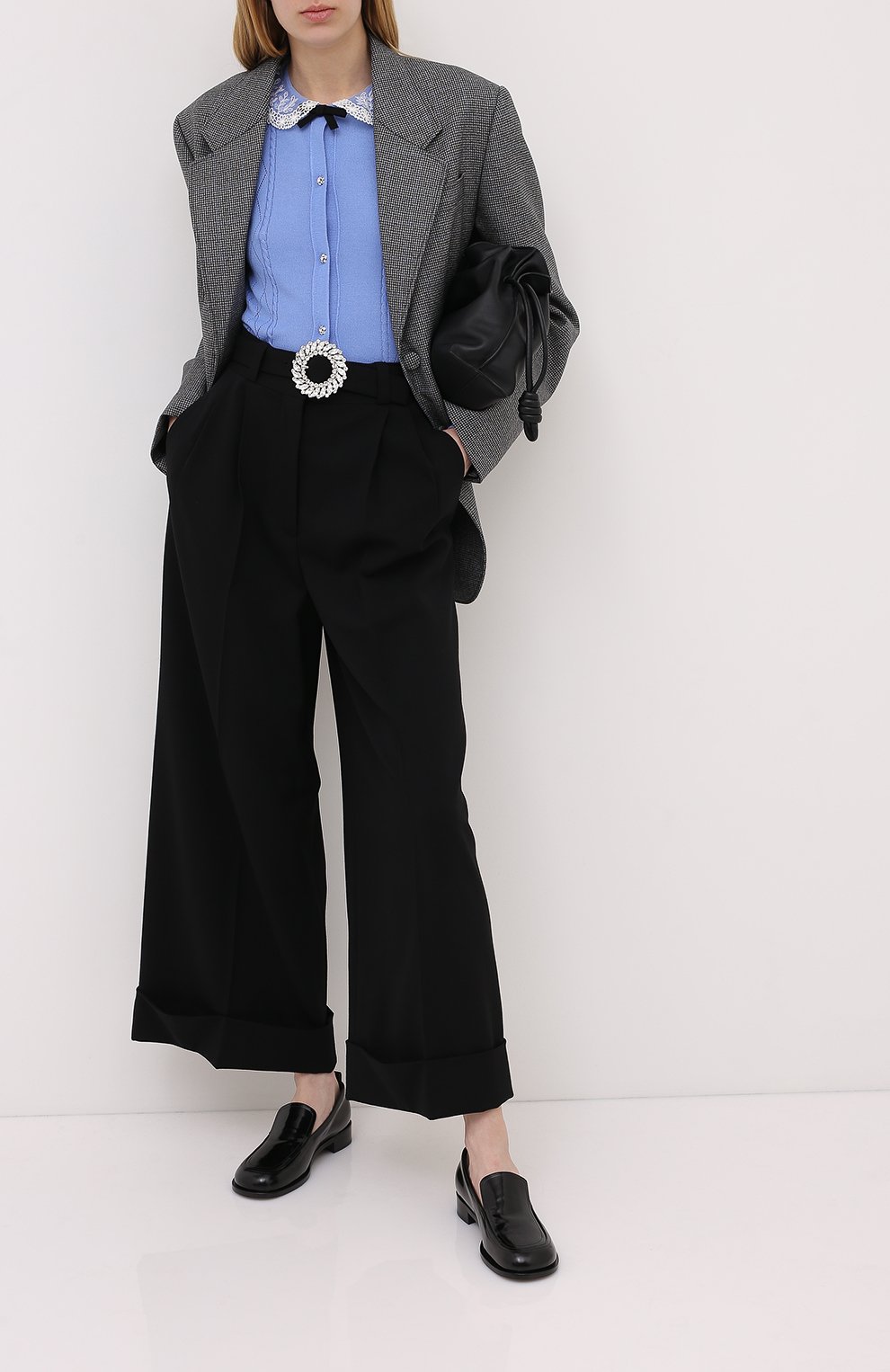 Кардиган из кашемира и шелка MIU MIU, арт. MMF202-1V81-F0013, фото 2