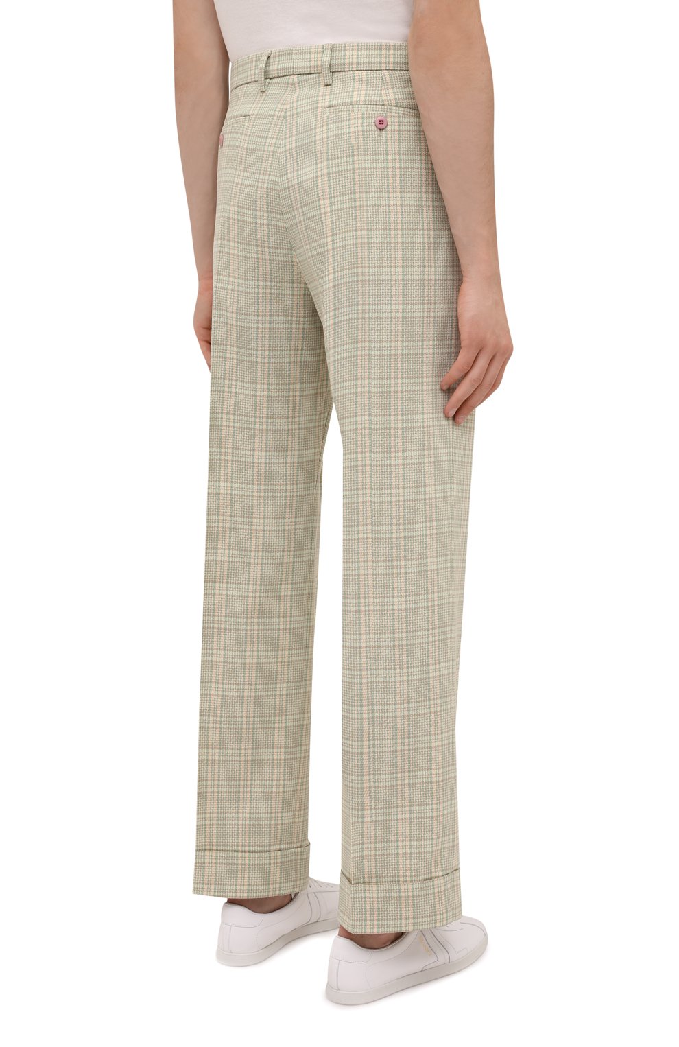 Шерстяные брюки GUCCI, арт. 653360/ZAFVF, фото 4