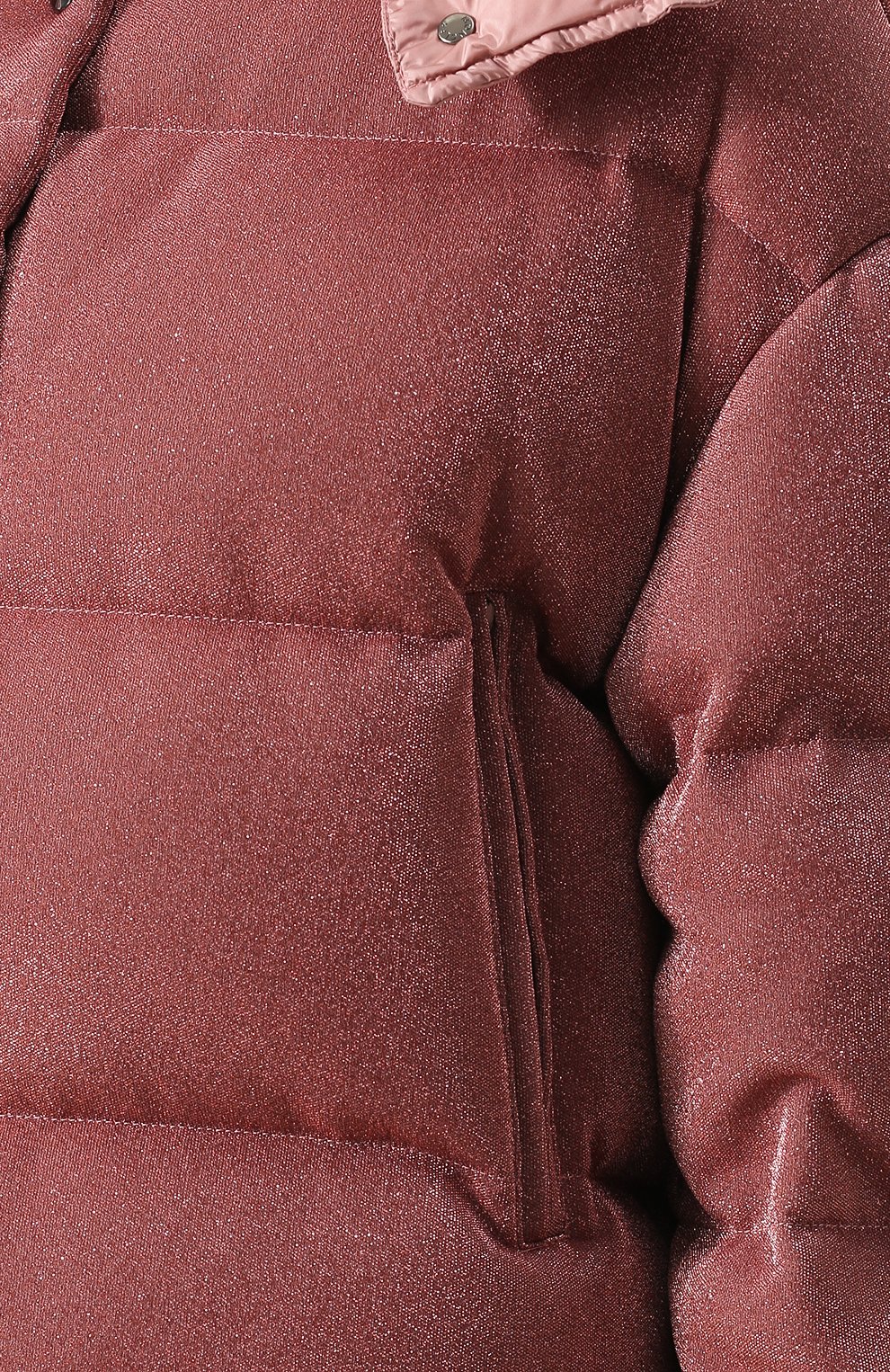 Стеганая куртка с капюшоном и металлизированной нитью MONCLER, арт. D2-093-45346-80-829DD, фото 5