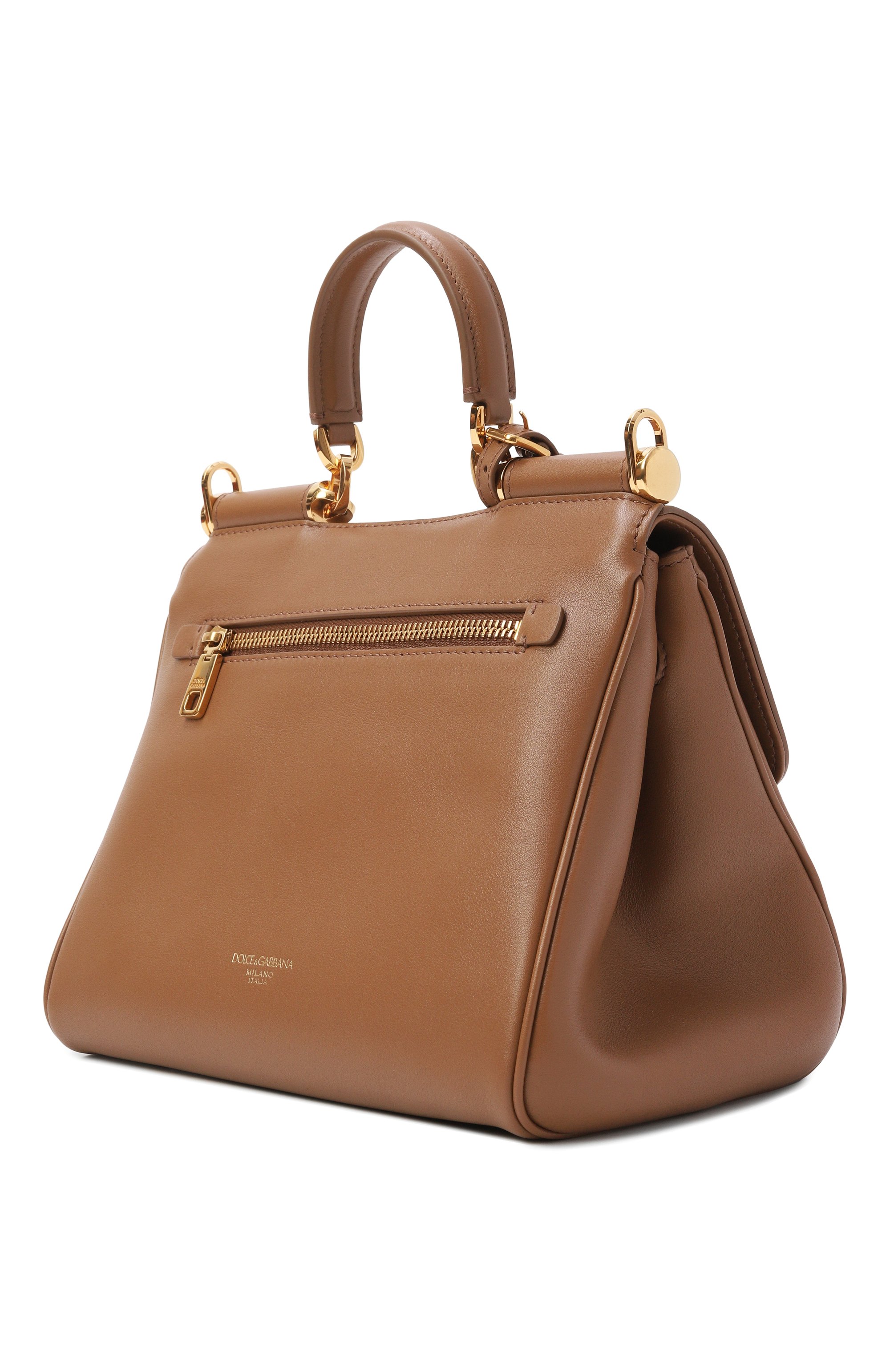 Сумка my sicily DOLCE & GABBANA коричневого цвета по цене 313500 руб., арт. BB7781/B7321, фото 4 Сумка my sicily DOLCE & GABBANA, арт. BB7781/B7321, фото 4