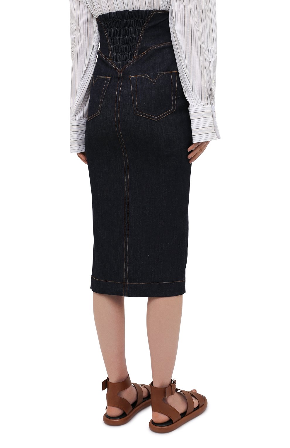 Джинсовая юбка VERSACE JEANS COUTURE, арт. A9HWA351-WDP851/ARH00, фото 4