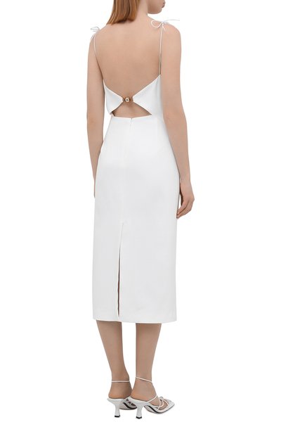 Платье из вискозы и льна VERSACE, арт. A89054/1F00918, фото 4