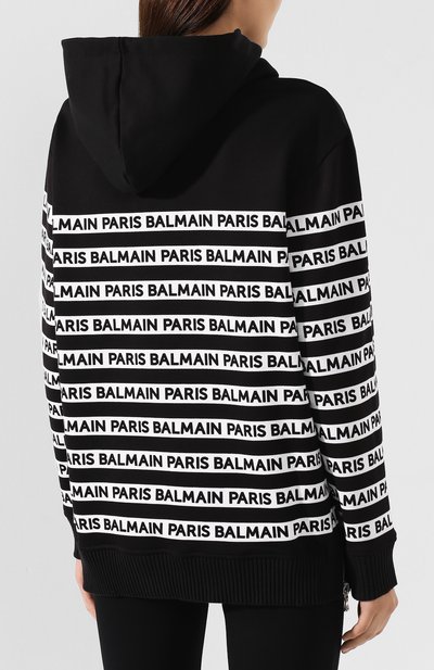 Хлопковый пуловер BALMAIN, арт. RF13751/I076, фото 4