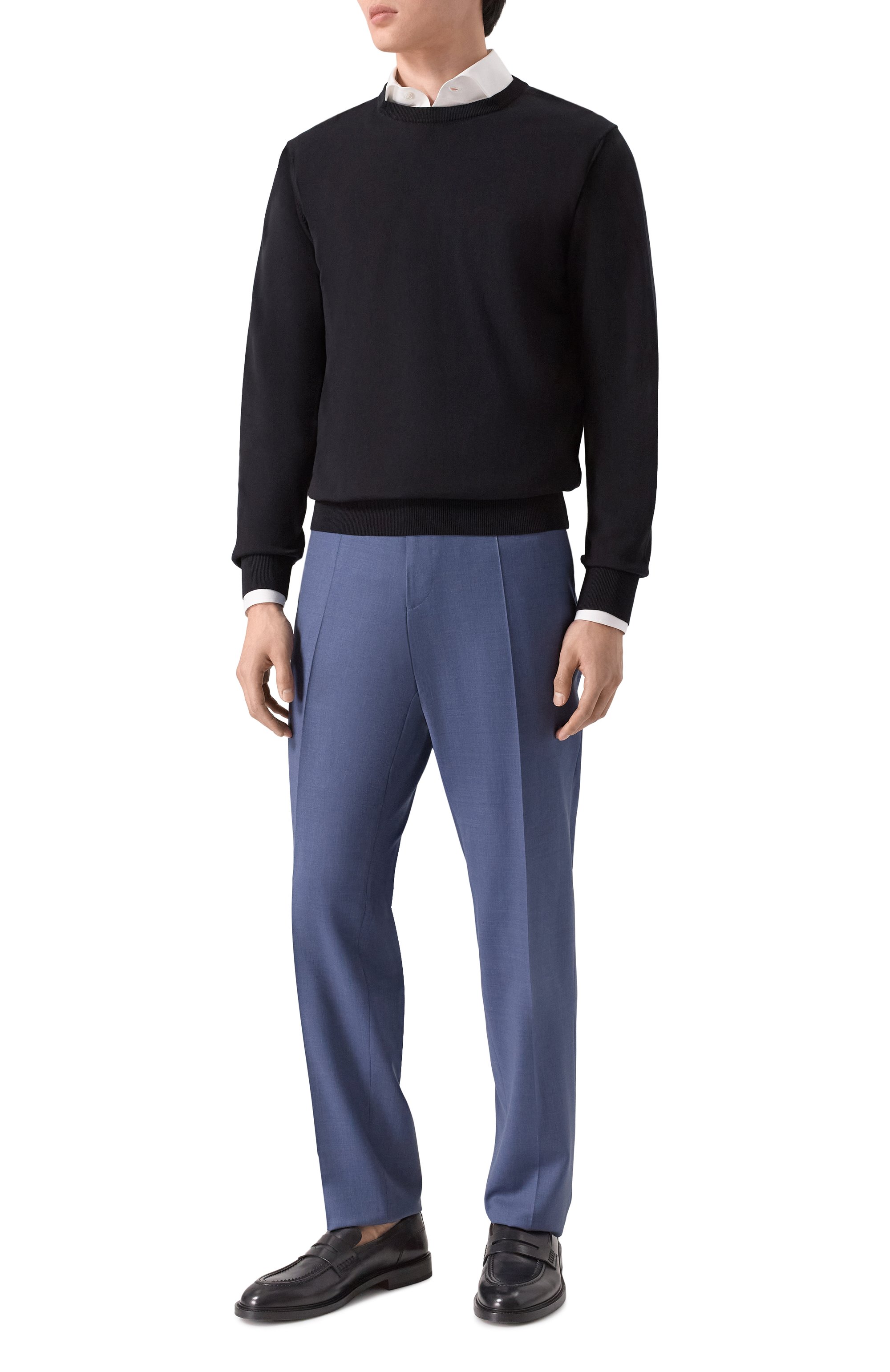 Шерстяные брюки BOSS, арт. 50469174, фото 2