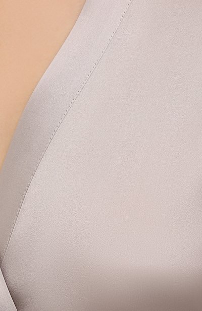 Шелковый халат MARJOLAINE светло-бежевого цвета по цене 55620 руб., арт. Laser, фото 5 Шелковый халат MARJOLAINE, арт. Laser, фото 5