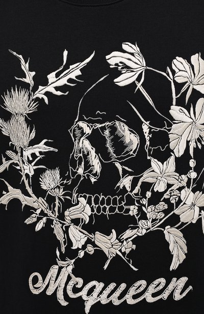 Хлопковый свитшот ALEXANDER MCQUEEN, арт. 625355/QPZ67, фото 5