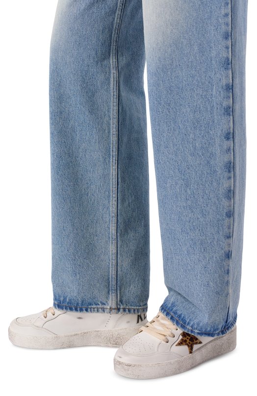 Кожаные кеды Ball Star Golden Goose Deluxe Brand GWF00804.F007323 Белый  GWF00804.F007323 Фото 2