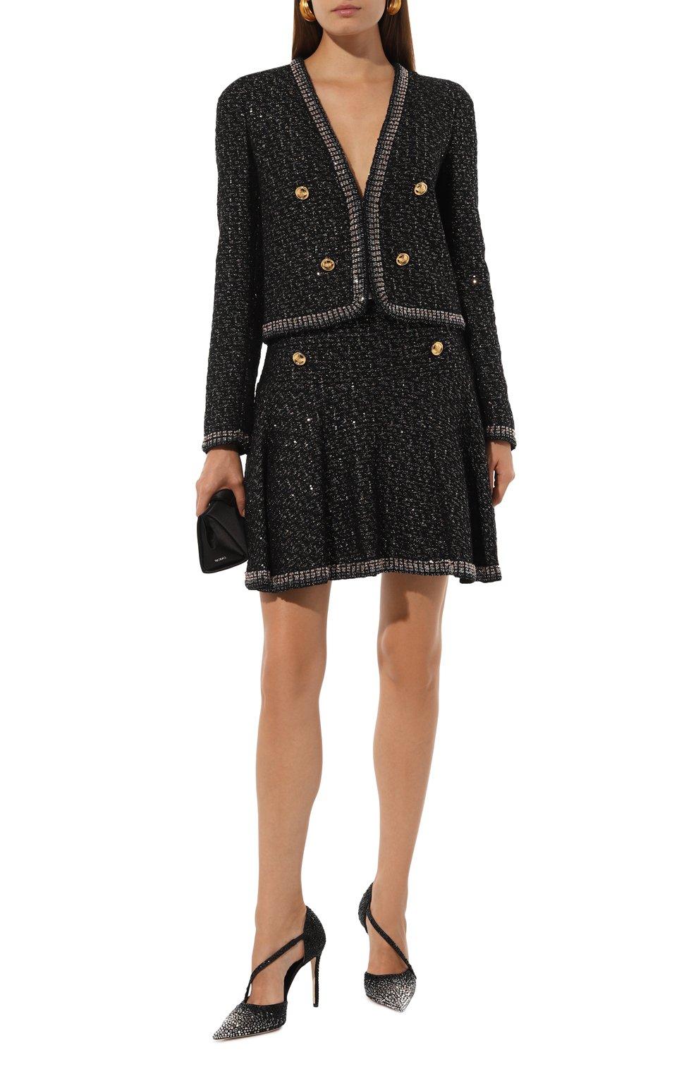 Твидовая юбка GIAMBATTISTA VALLI, арт. 24FWPVCA2054-09UBE, фото 2