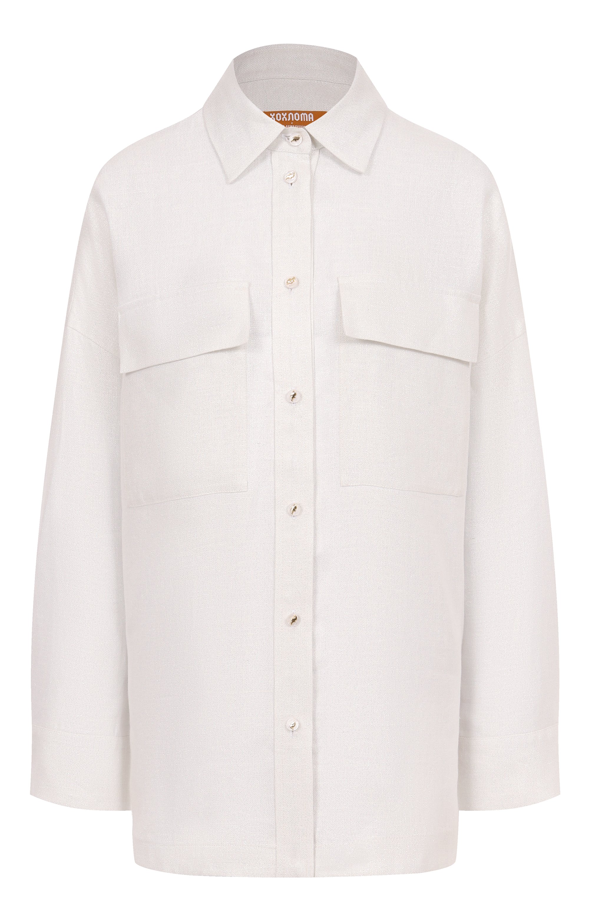Льняная рубашка ХОХЛОМА Х АЛЕНА АХМАДУЛЛИНА, арт. WTB2246, фото 1