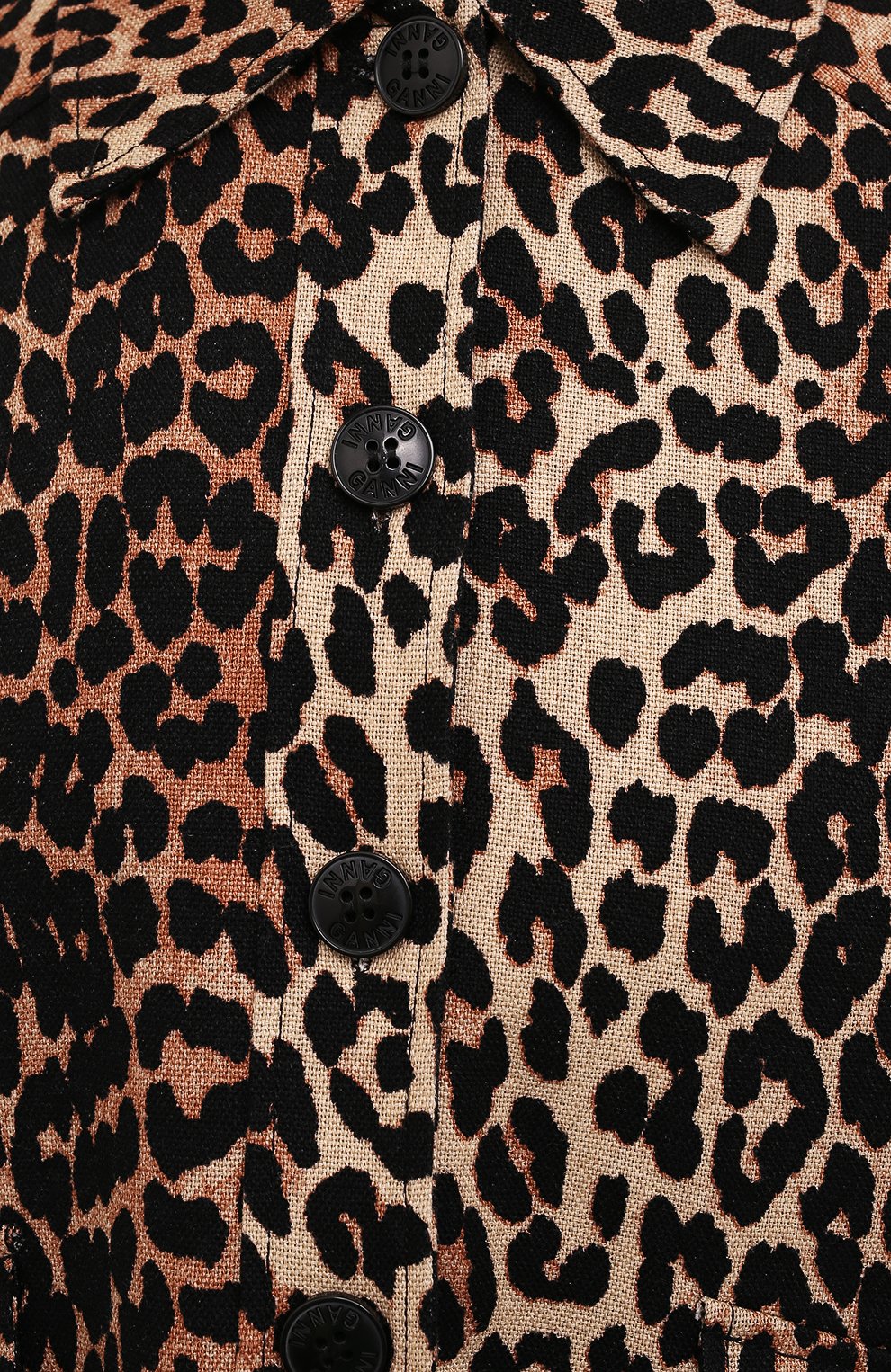 Жакет изо льна и хлопка GANNI, арт. F5956, фото 5