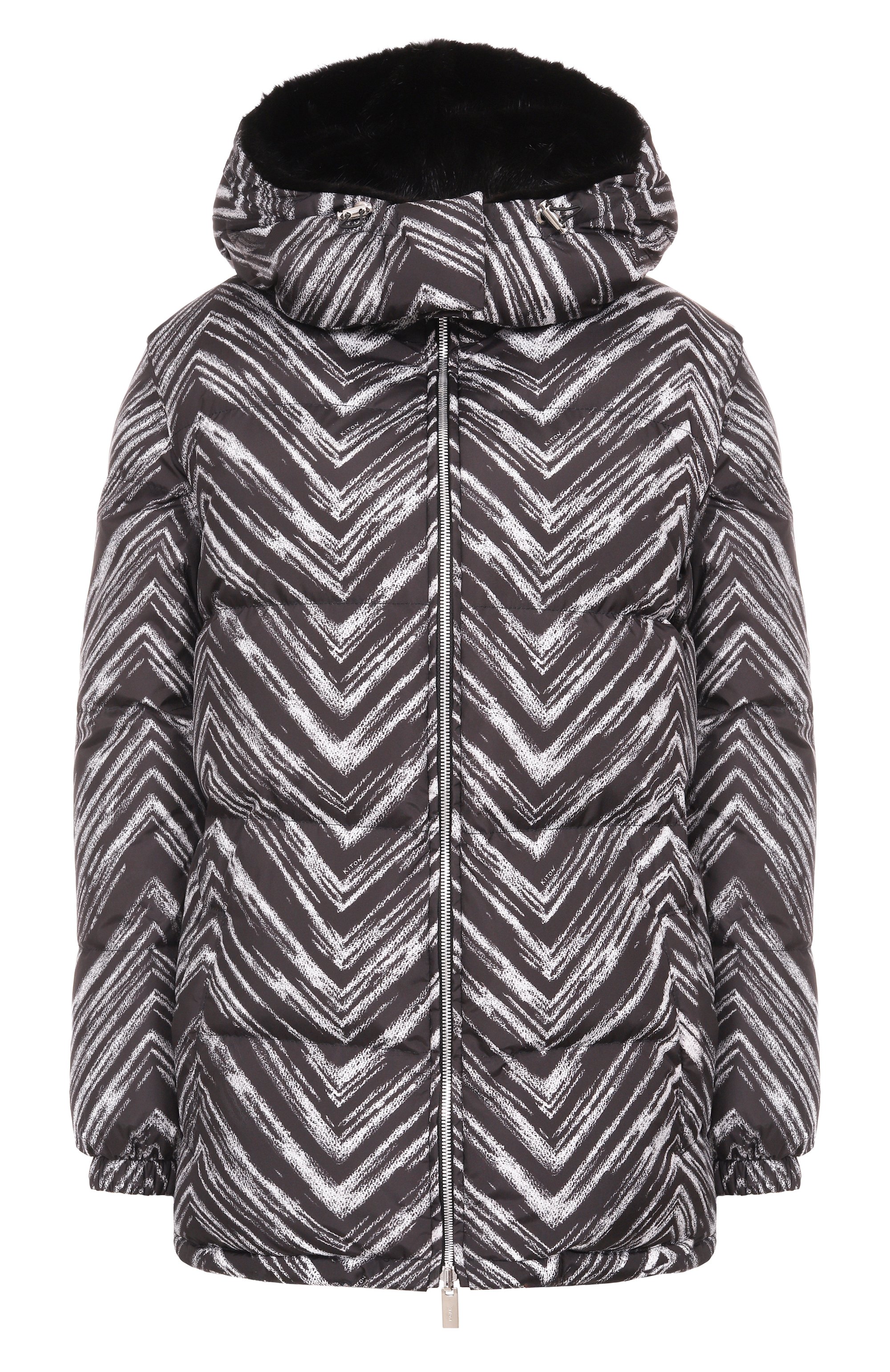 Двусторонний пуховик с подкладкой из норки KITON, арт. D58681K0560E01, фото 1