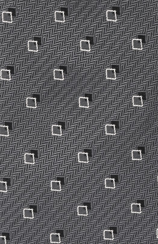 Шелковый галстук Brioni 061D00/PD478 Серый  061D00/PD478 Фото 4