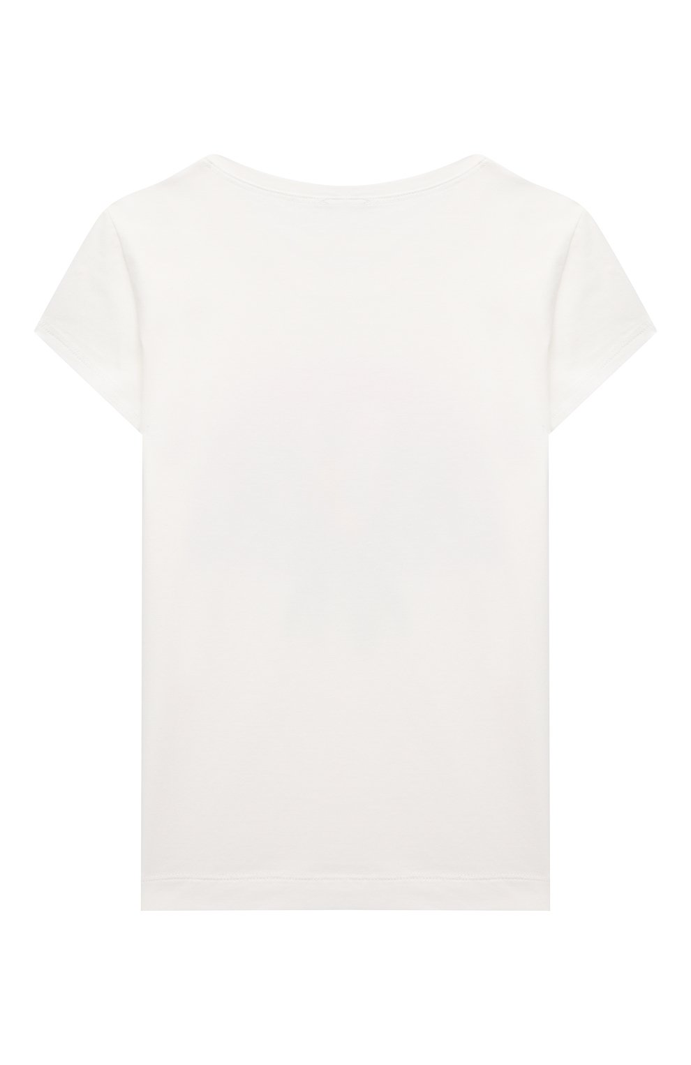 Хлопковая футболка MONNALISA, арт. 117605SI, фото 2