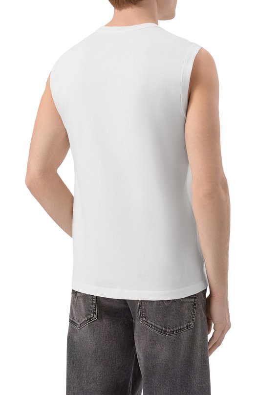 Хлопковая майка Diesel A21743/0JMBB Белый  A21743/0JMBB Фото 4