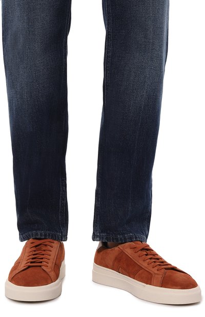 Замшевые кеды gloria SANTONI, арт. MBGG21967PNNKSHZ, фото 3