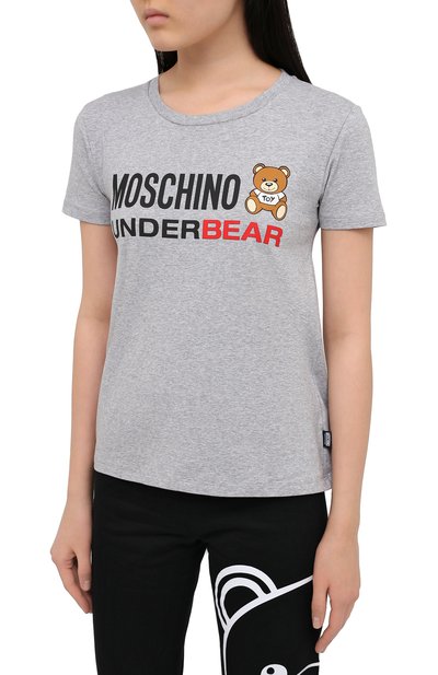 Хлопковая футболка MOSCHINO, арт. A1904/9003, фото 3