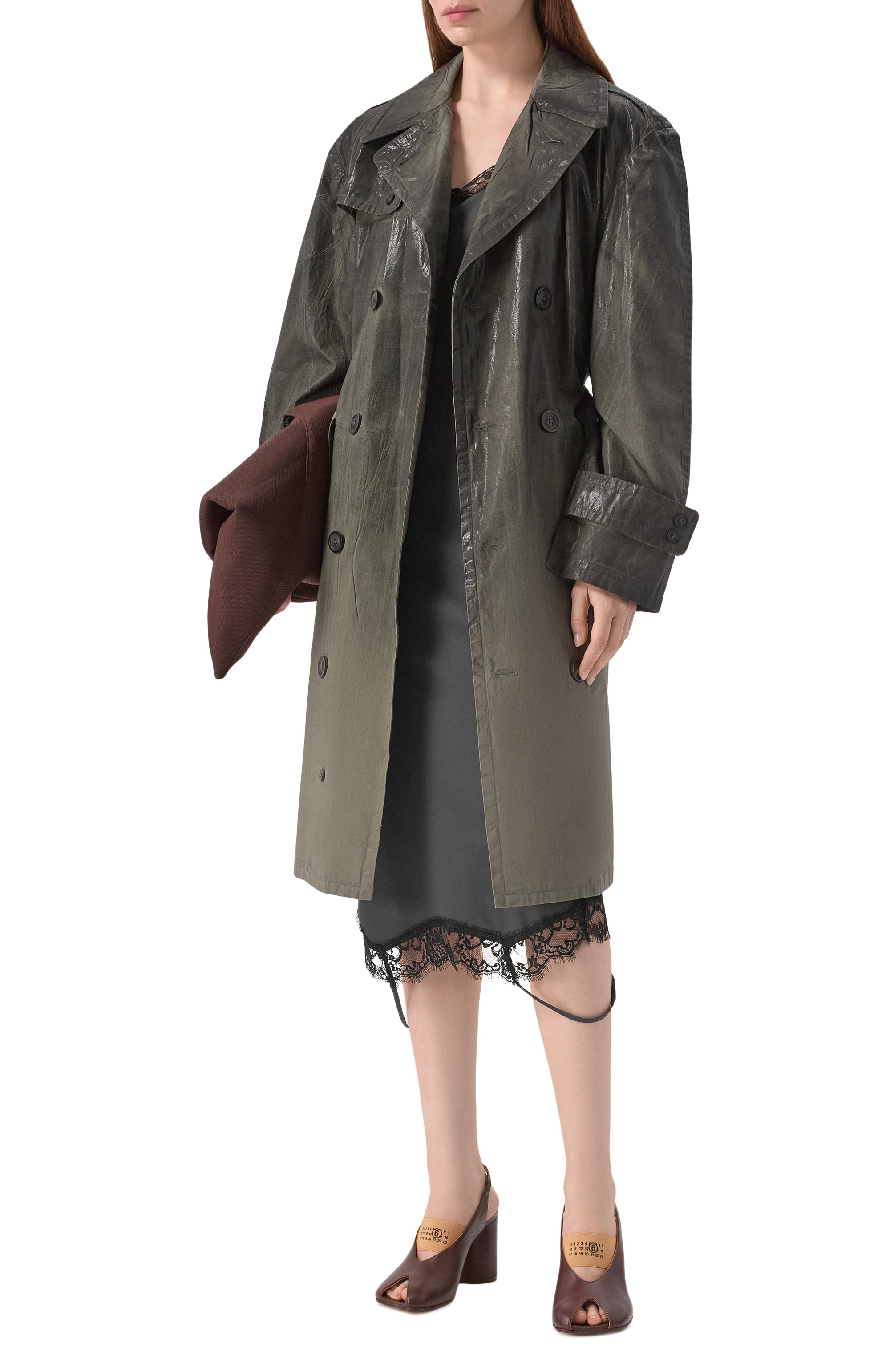 Хлопковый плащ MAISON MARGIELA, арт. S51AH0208/M35783, фото 2