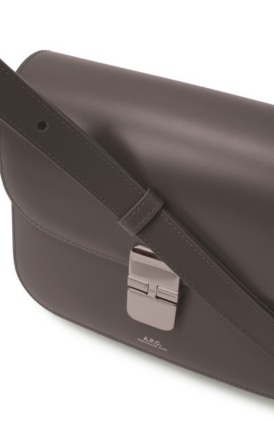 Сумка grace small A.P.C. темно-серого цвета по цене 89750 руб., арт. F61413/PXBVN, фото 3 Сумка grace small A.P.C., арт. F61413/PXBVN, фото 3