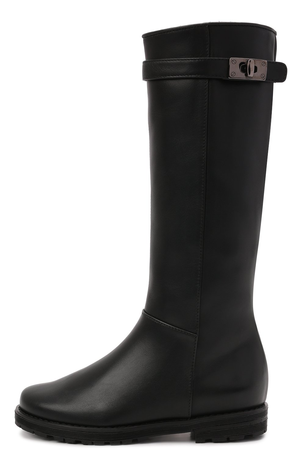 Кожаные сапоги IL GUFO черного цвета по цене 34200 руб., арт. G500/VITELL0 NAPPAC0L0RS/35-42, фото 2 Кожаные сапоги IL GUFO, арт. G500/VITELL0 NAPPAC0L0RS/35-42, фото 2