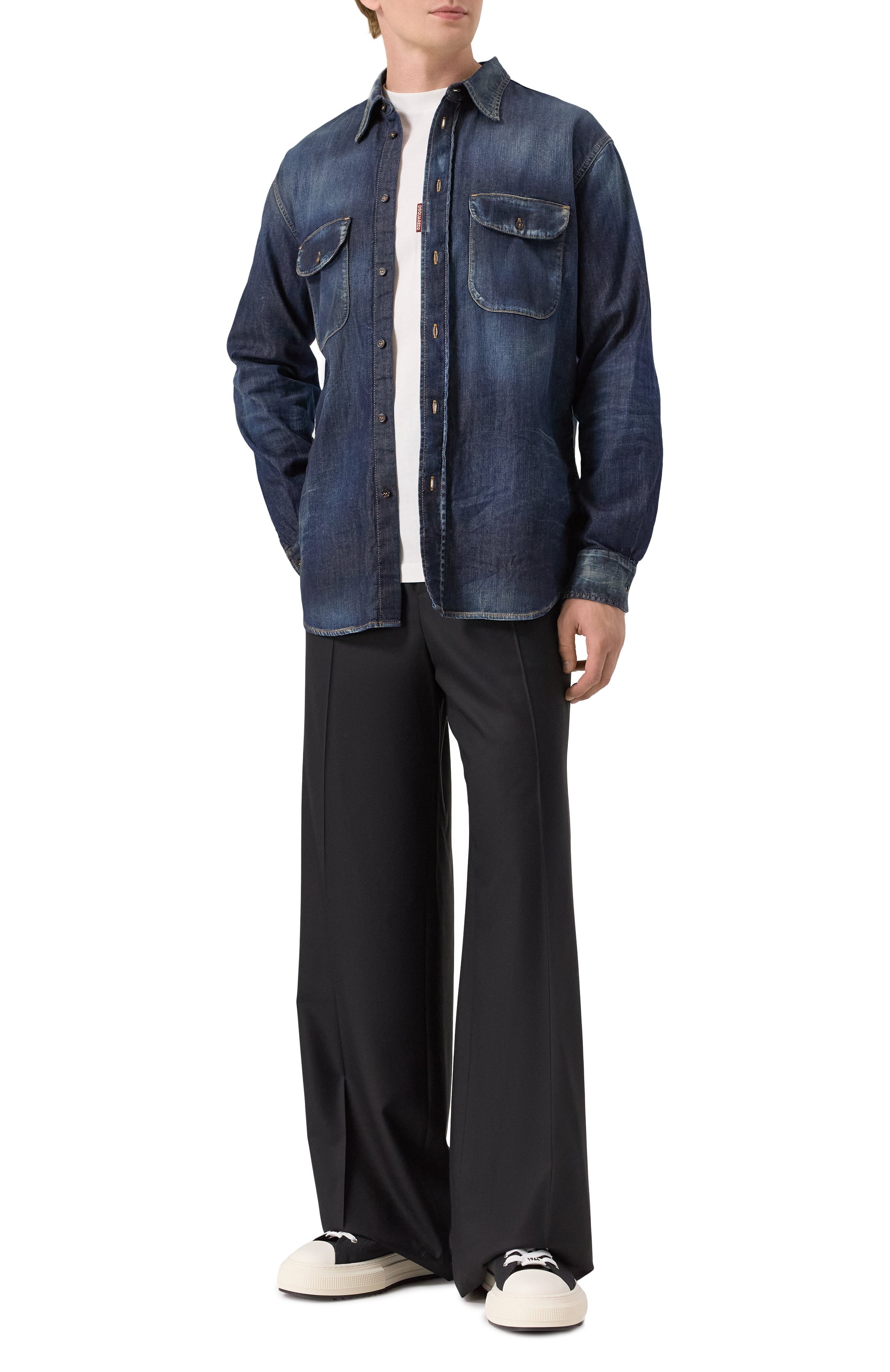 Джинсовая рубашка DSQUARED2, арт. S74DM0951/S30341, фото 2