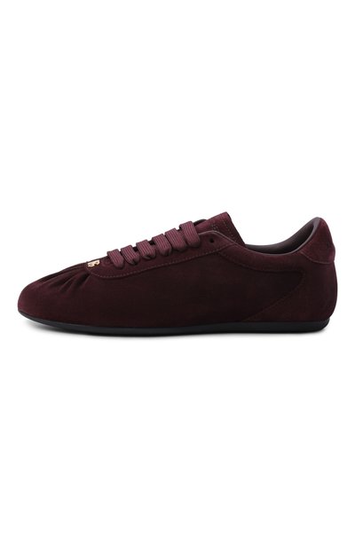 Замшевые кеды soft ballet DOLCE & GABBANA темно-бордового цвета по цене 65350 руб., арт. CK2485/A0581, фото 4 Замшевые кеды soft ballet DOLCE & GABBANA, арт. CK2485/A0581, фото 4