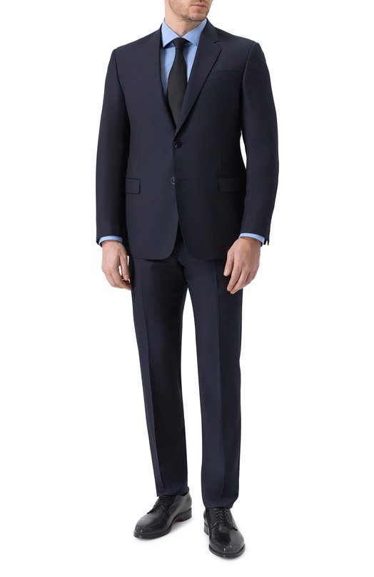 Хлопковая сорочка HUGO 50556258 Голубой  50556258 Фото 2