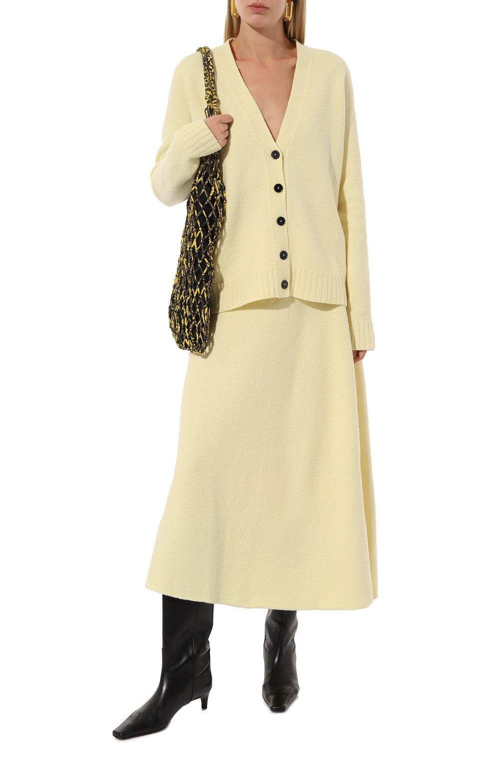 Шерстяной кардиган JIL SANDER, арт. J02GP0055-J14506, фото 2