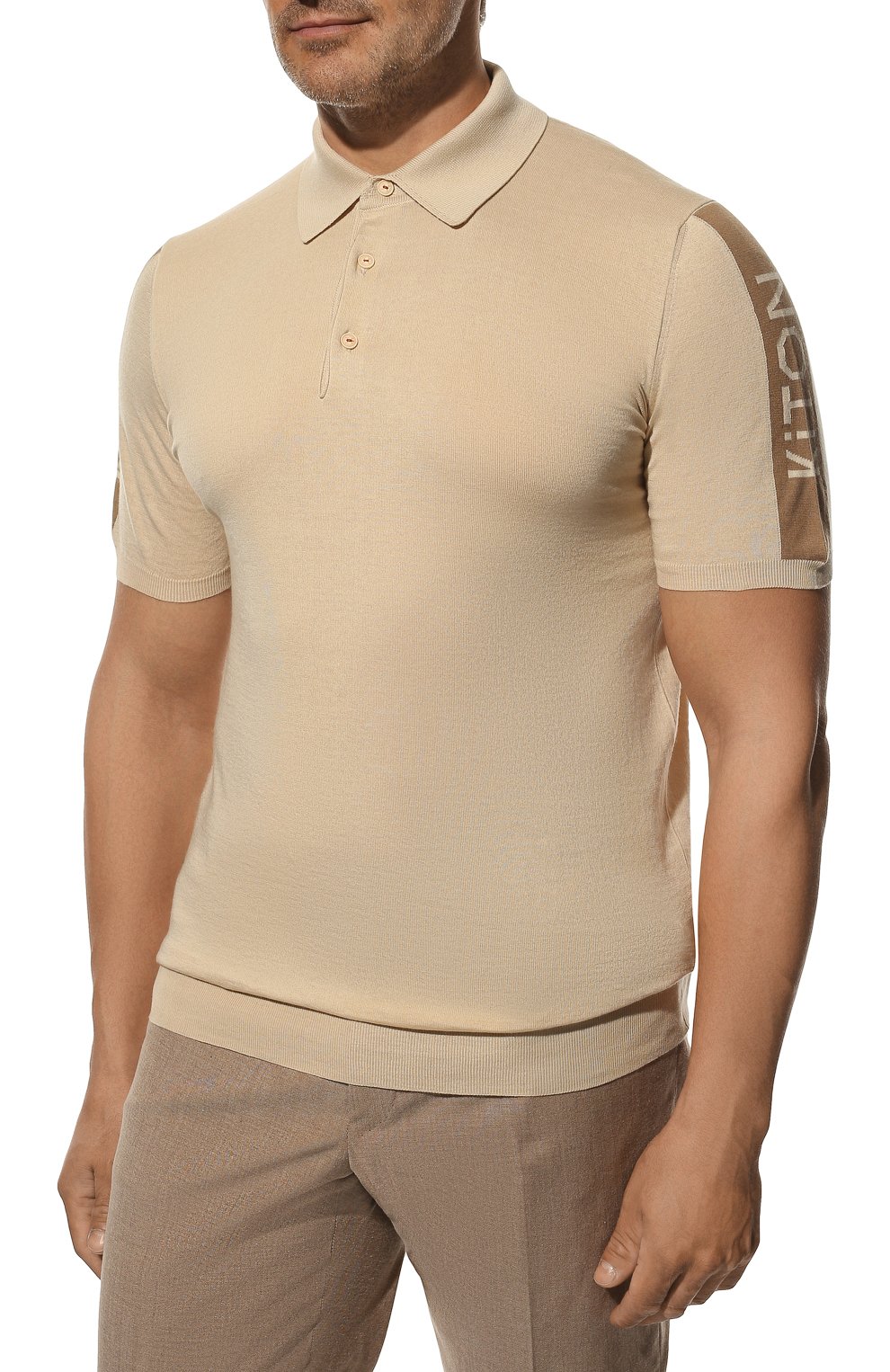 Хлопковое поло KITON, арт. UK1350, фото 3