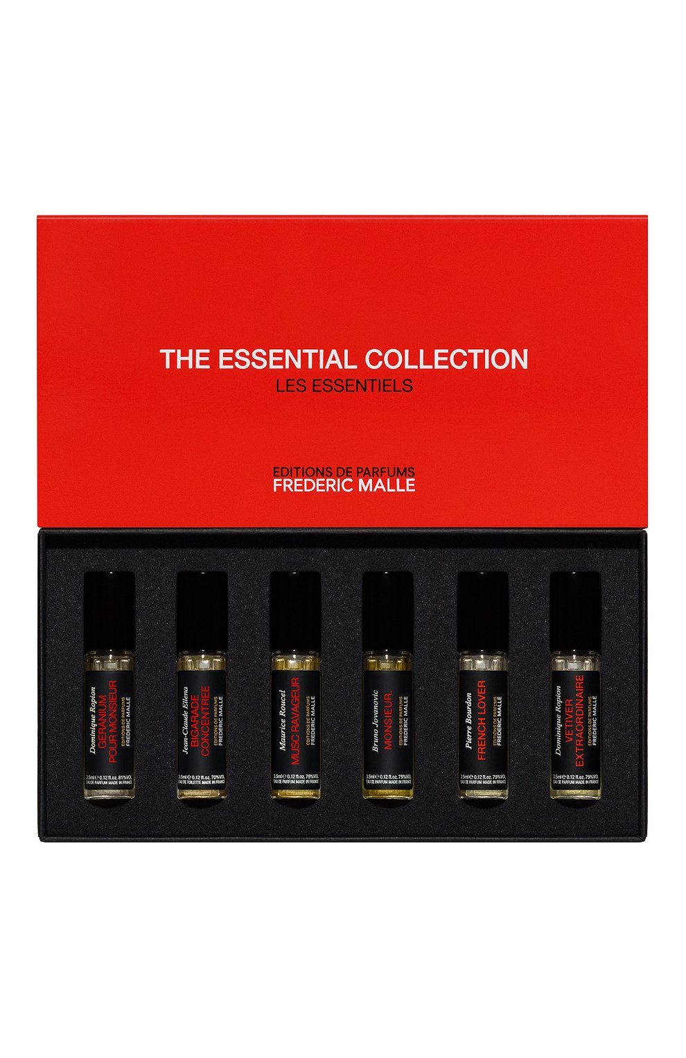 Парфюмерный набор essential collection for men (6x3,5ml) FREDERIC MALLE бесцветного цвета по цене 9500 руб., арт. 3700135013438, фото 1 Парфюмерный набор essential collection for men (6x3,5ml) FREDERIC MALLE, арт. 3700135013438, фото 1