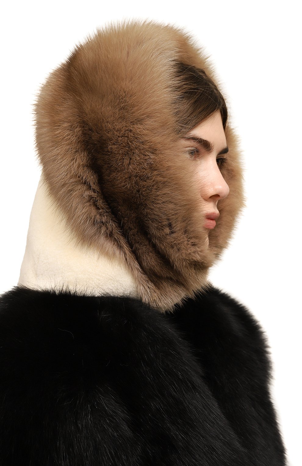 Меховая косынка из норки и соболя VICTORIA KUSENKOVA, арт. 041213641032, фото 2