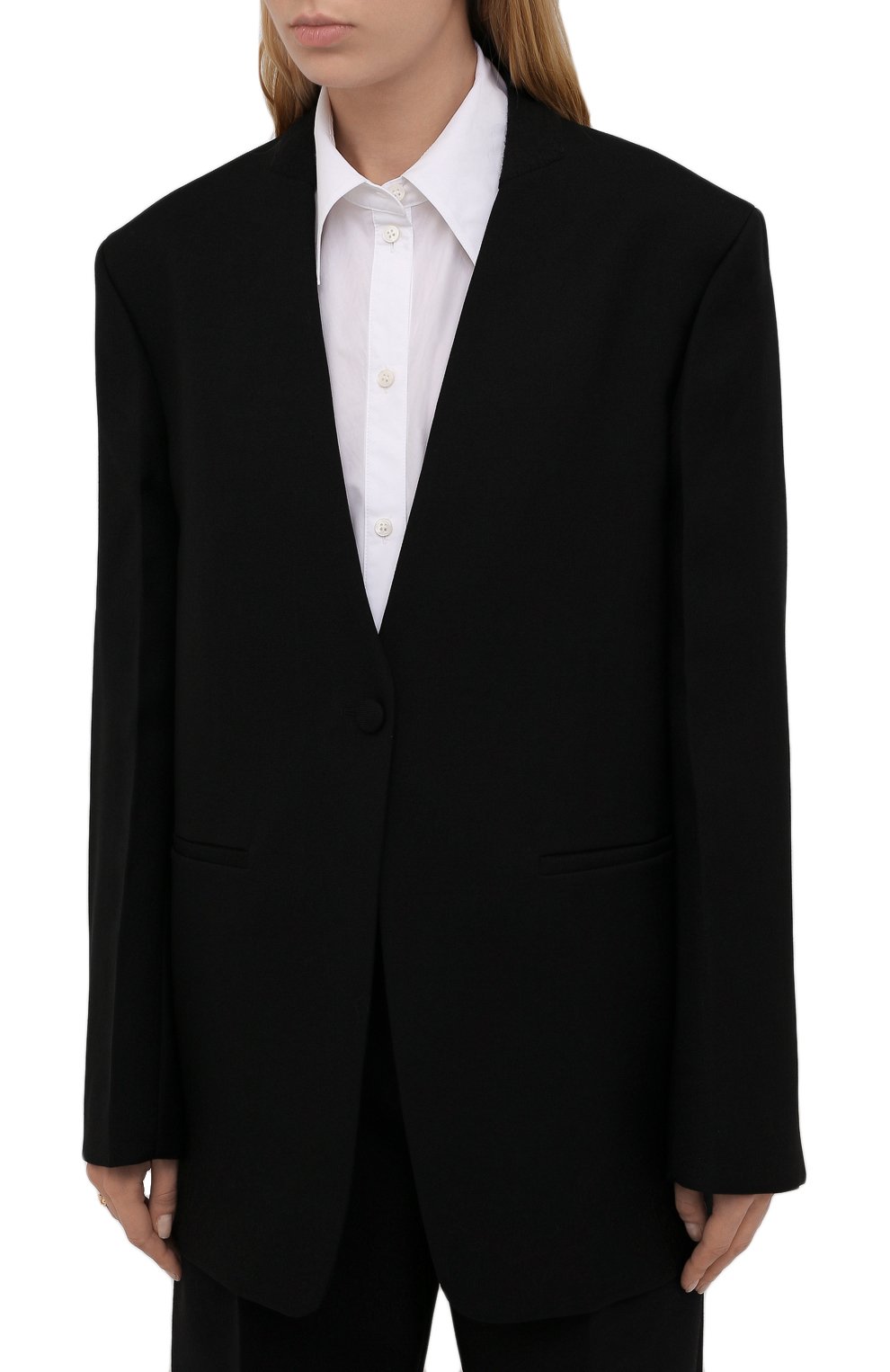 Шерстяной жакет JIL SANDER, арт. JSWT135710-WT201000, фото 3