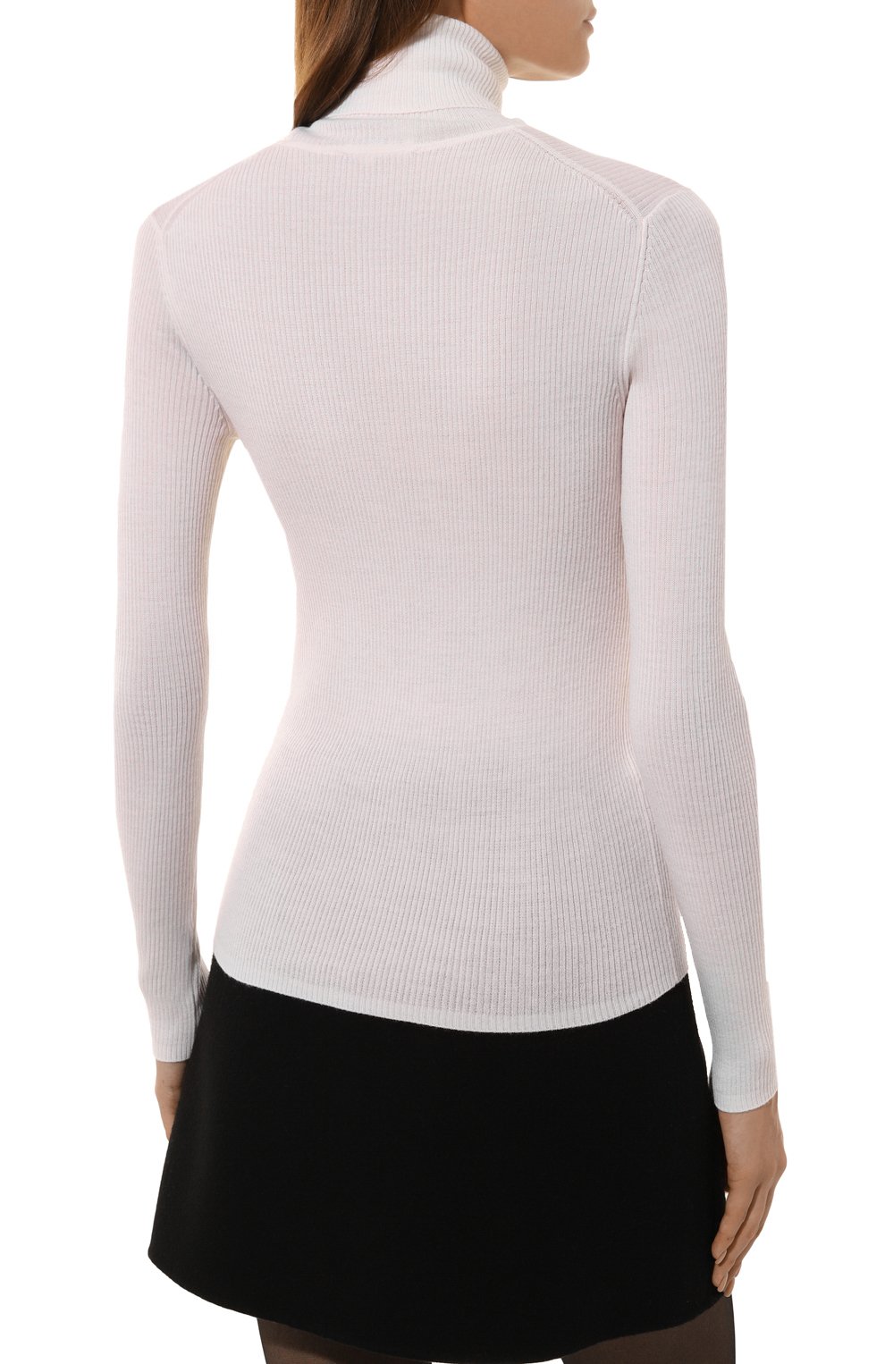 Шерстяная водолазка P.A.R.O.S.H. кремового цвета по цене 26350 руб., арт. D512552X, фото 4 Шерстяная водолазка P.A.R.O.S.H., арт. D512552X, фото 4