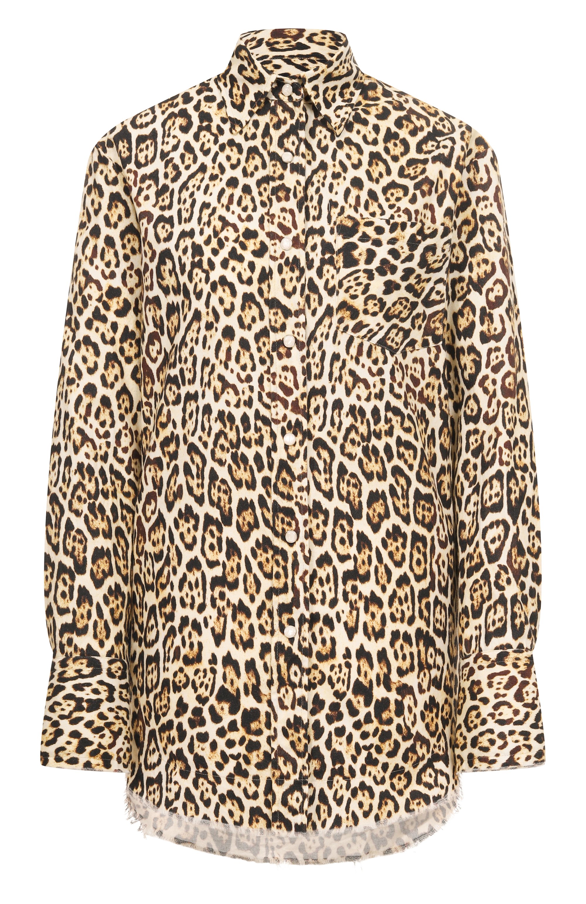 Хлопковая рубашка ACADEMIA, арт. SILVY-P-DESTR0YED/75DM6, фото 1