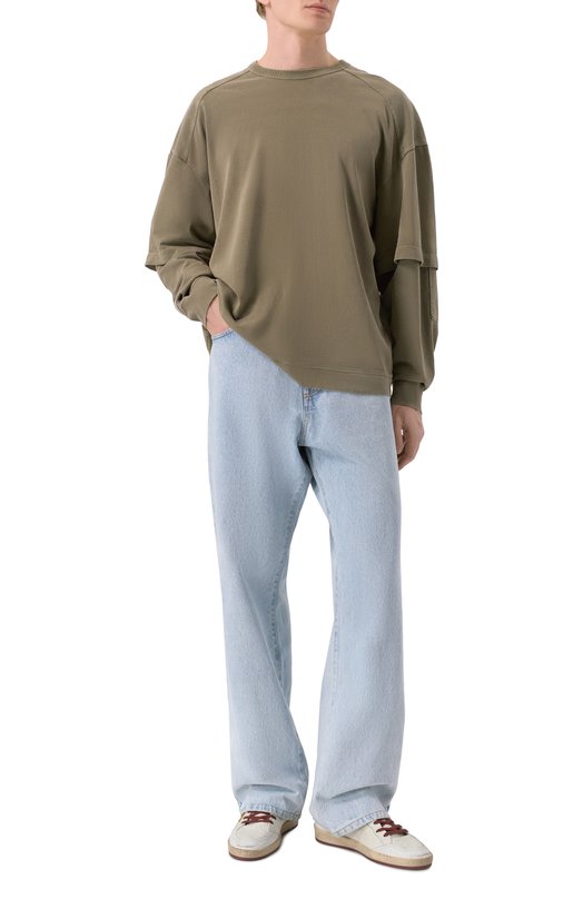 Кожаные кеды Ball Star  Golden Goose Deluxe Brand GMF00117.F007352 Белый  GMF00117.F007352 Фото 2