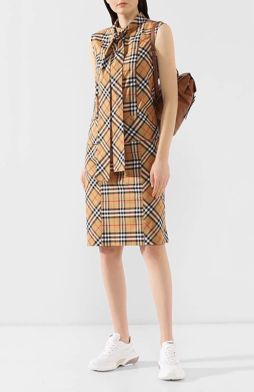 Хлопковое платье BURBERRY, арт. 8004561, фото 2